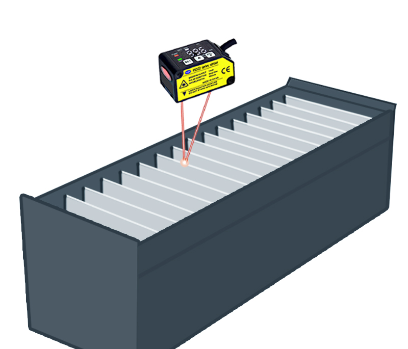 激光位移传感器解决工件计数问题