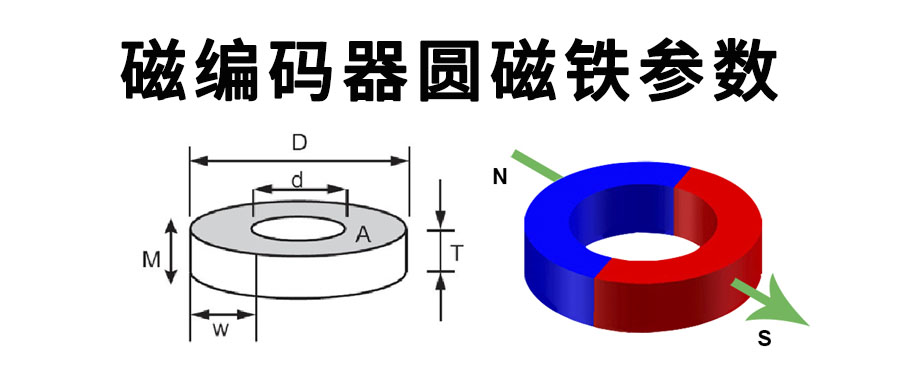 磁编码器圆磁铁需要确认哪些参数