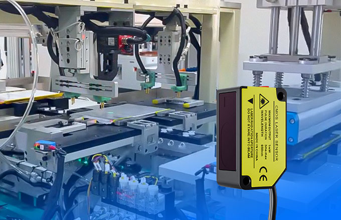 Why do lithium battery cell assembly lines start using laser displacement sensors to monitor height and segment differences?